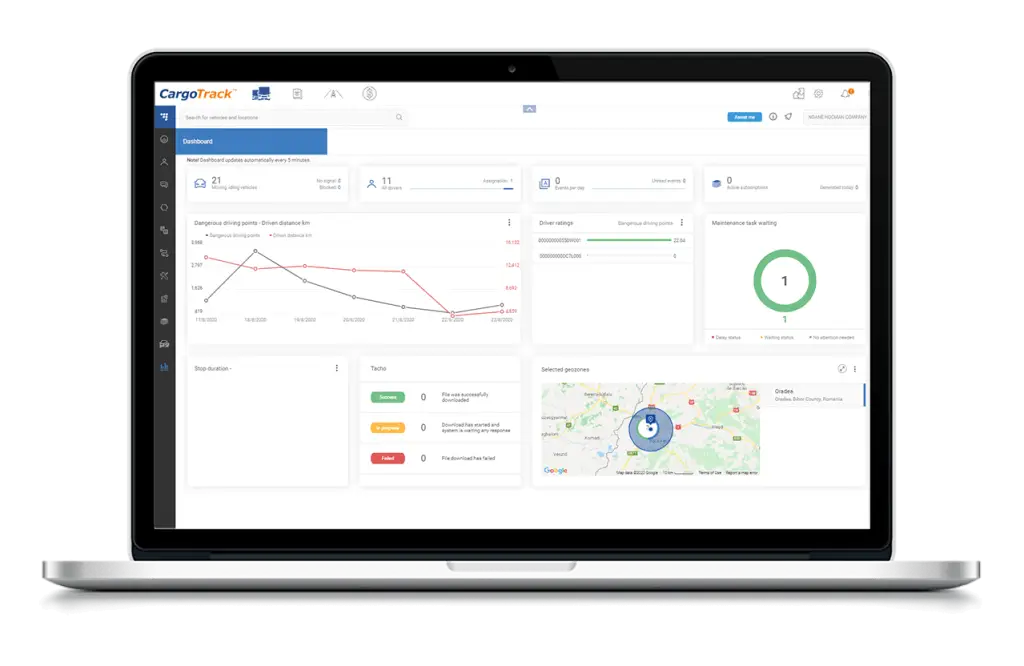 O nouă funcționalitate CargoTrack pentru planificare rute auto și sarcini