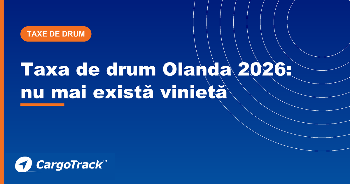 Ghid CargoTrack — taxa de drum Olanda 2026: Vrachtwagenheffing, OBU și tarife pe km